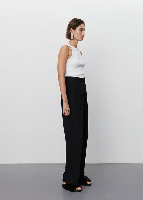 Jacques Classic Gabardine Trousers - Domino Style