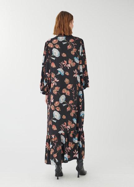 My EV Dress - Bindweed Coal - Domino Style