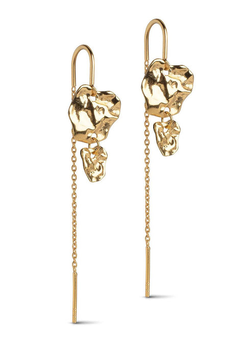 Kim Earrings - Gold - Domino Style