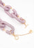 Edolores Chunky Chain Necklace - Lilac - Domino Style