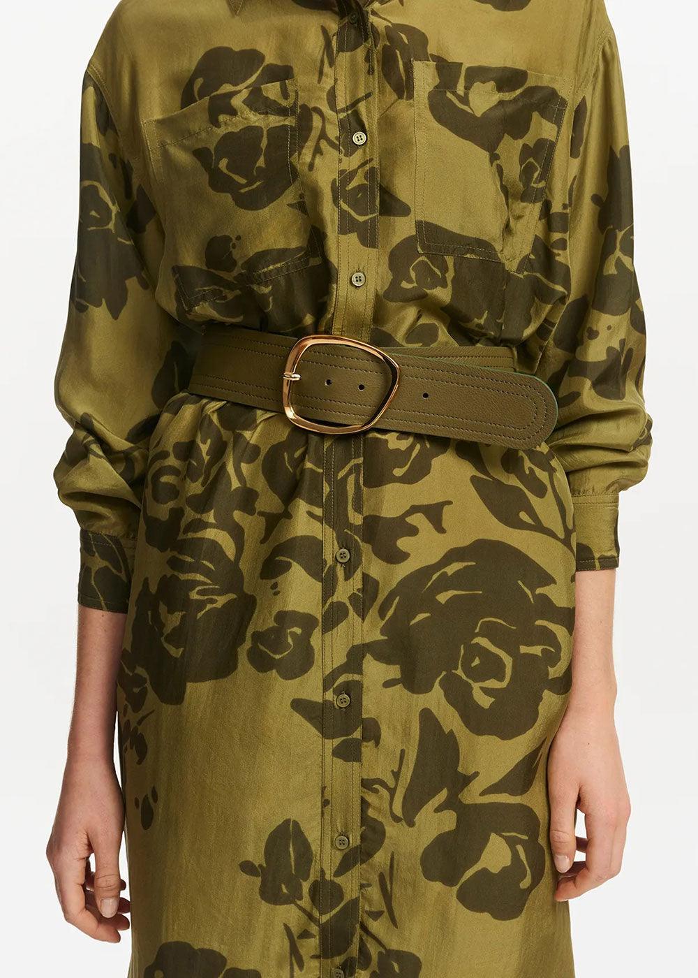 Frescal Belt - Khaki - Domino Style