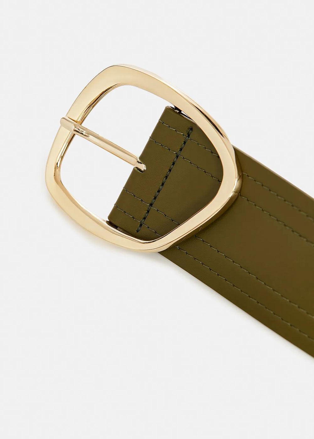Frescal Belt - Khaki - Domino Style