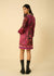 Paisley Jersey Dress - Raspberry - Domino Style