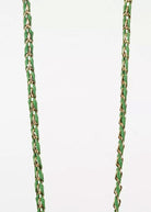 Lou Phone Chain - Green Gold - Domino Style