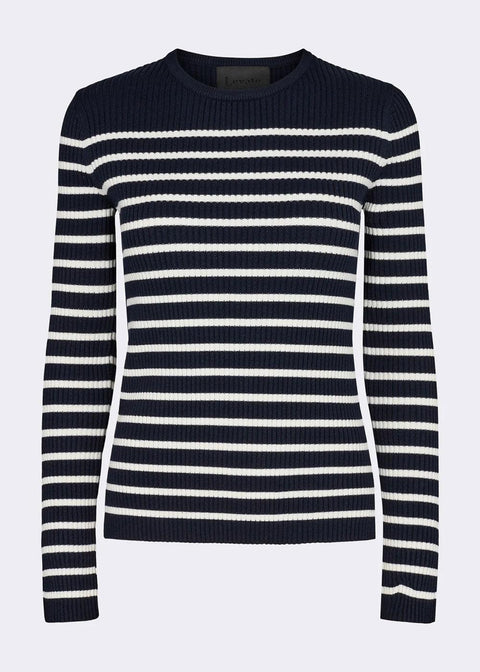 Agnes 7 Pullover - Navy - Domino Style