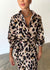 Cotton Linen Leopard Gabbie Shirt - Domino Style