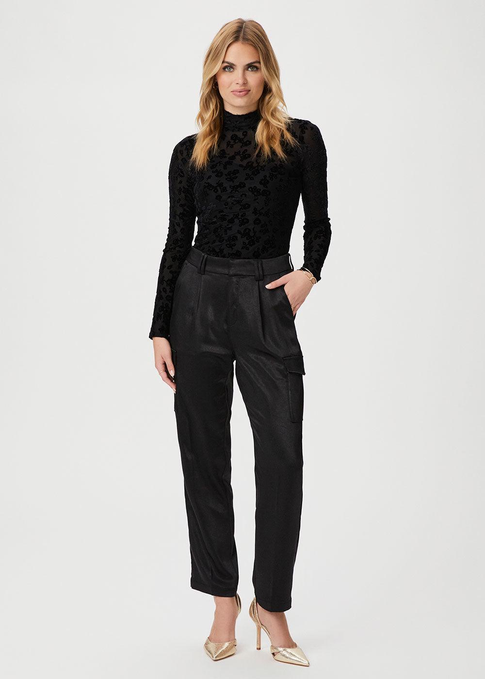 Malika Cargo Pant - Black - Domino Style