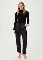 Malika Cargo Pant - Black - Domino Style