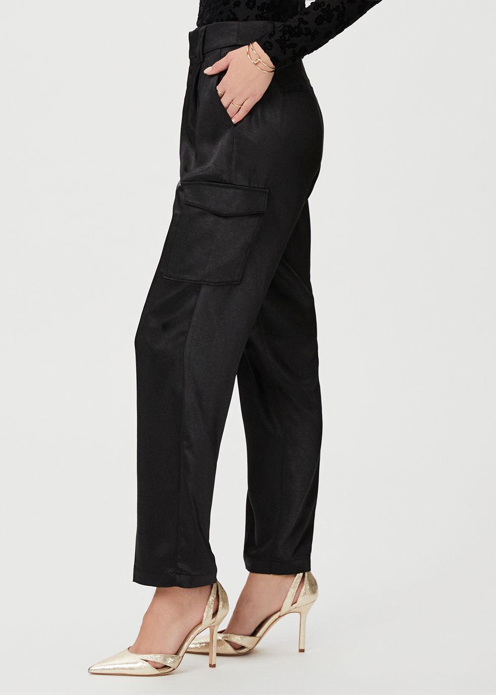 Malika Cargo Pant - Black - Domino Style