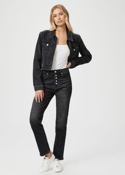 Relaxed Vivienne Jacket - Dark Onyx - Domino Style