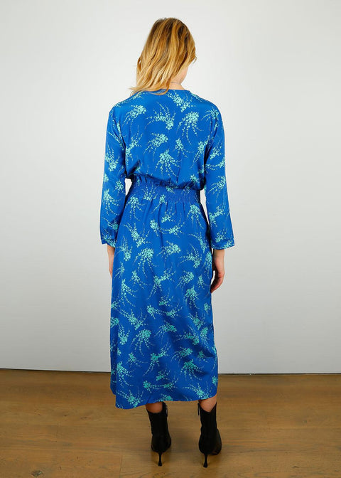 Tiffany Dress - Firework Blue - Domino Style