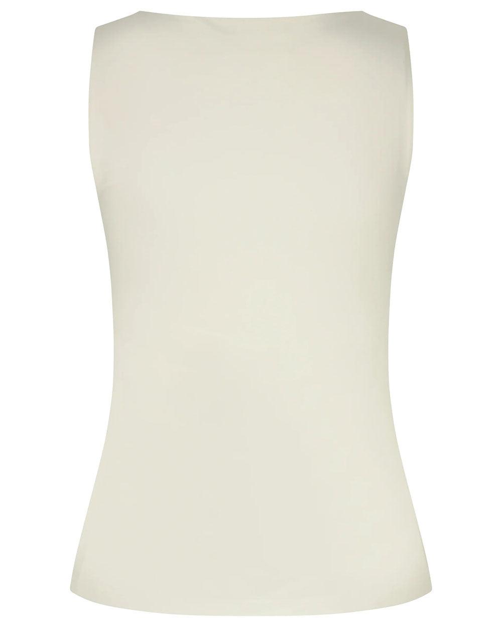 Square Neck Top - Ivory - Domino Style