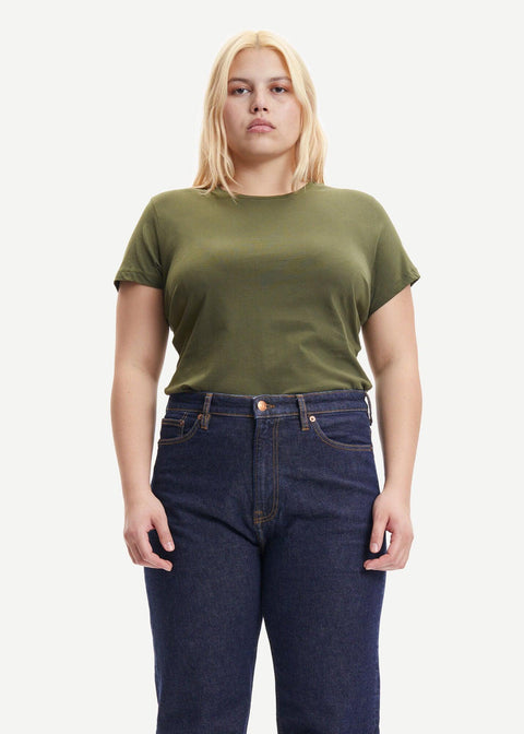 Solly Tee Solid - Khaki - Domino Style