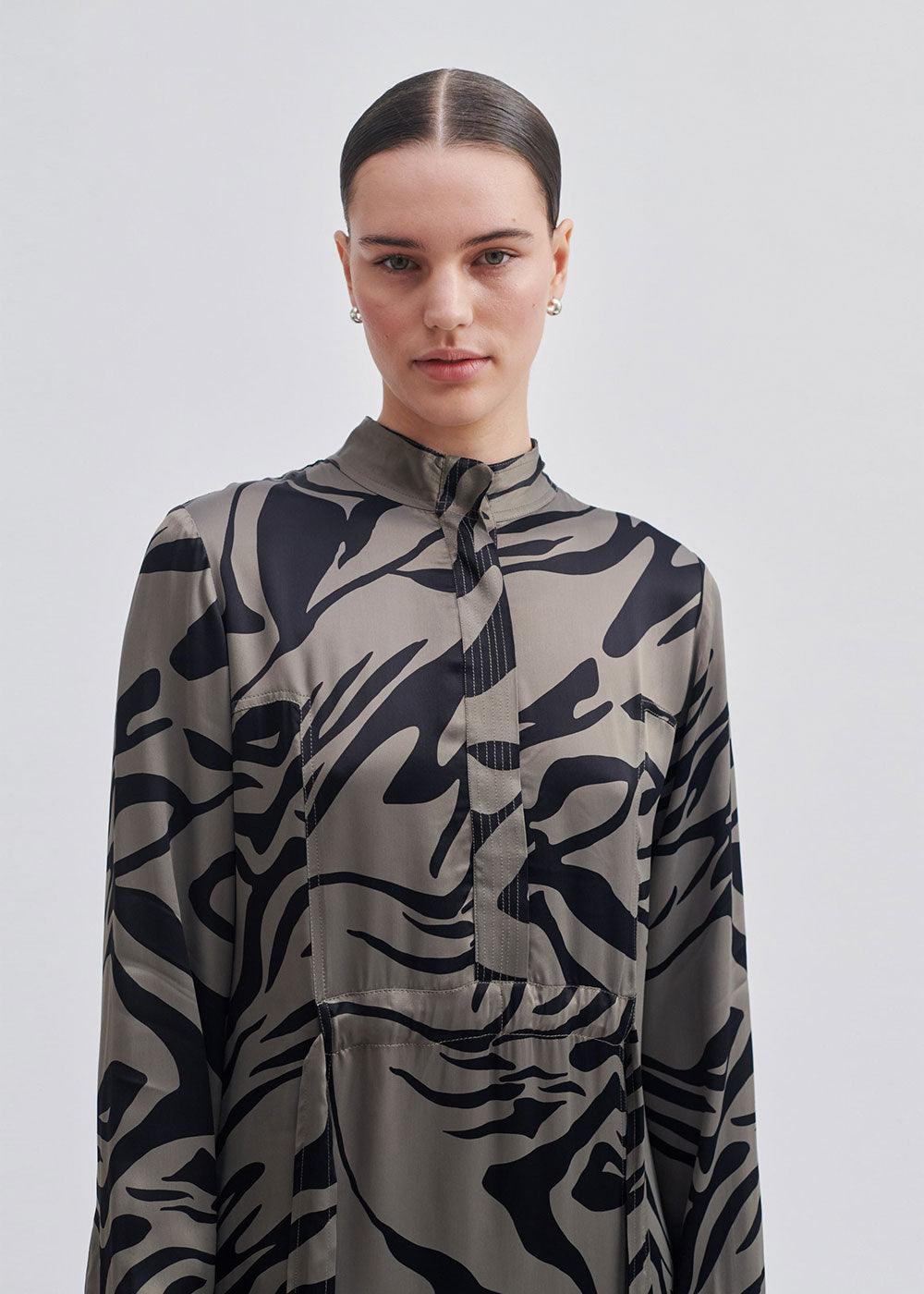 Zebra Dress Domino Style