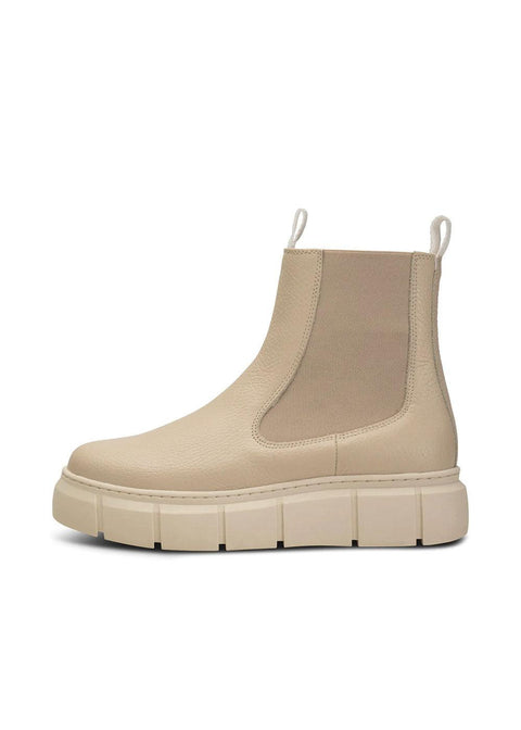 Tove Chelsea Boot - Off White - Domino Style