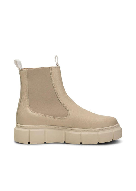 Tove Chelsea Boot - Off White - Domino Style