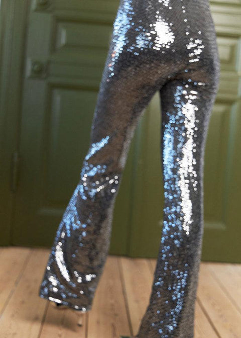 Glitter Pants - Silver Fracture - Domino Style