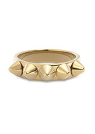 Peak Ring Single Gold - Domino Style