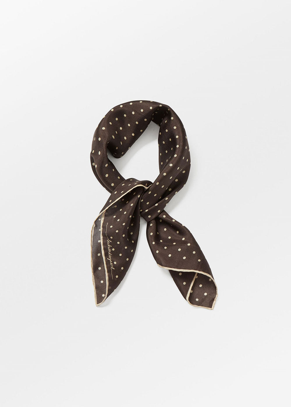 Ditsa Sia Scarf - Hot Fudge Brown - Domino Style