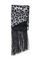 Stevie Scarf - Silver Leo - Domino Style