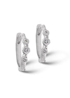 Lily Hoop Earrings - Silver - Domino Style