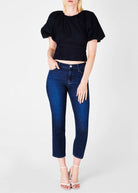 Le Nouveau Straight Jeans in Bonfire - Domino Style