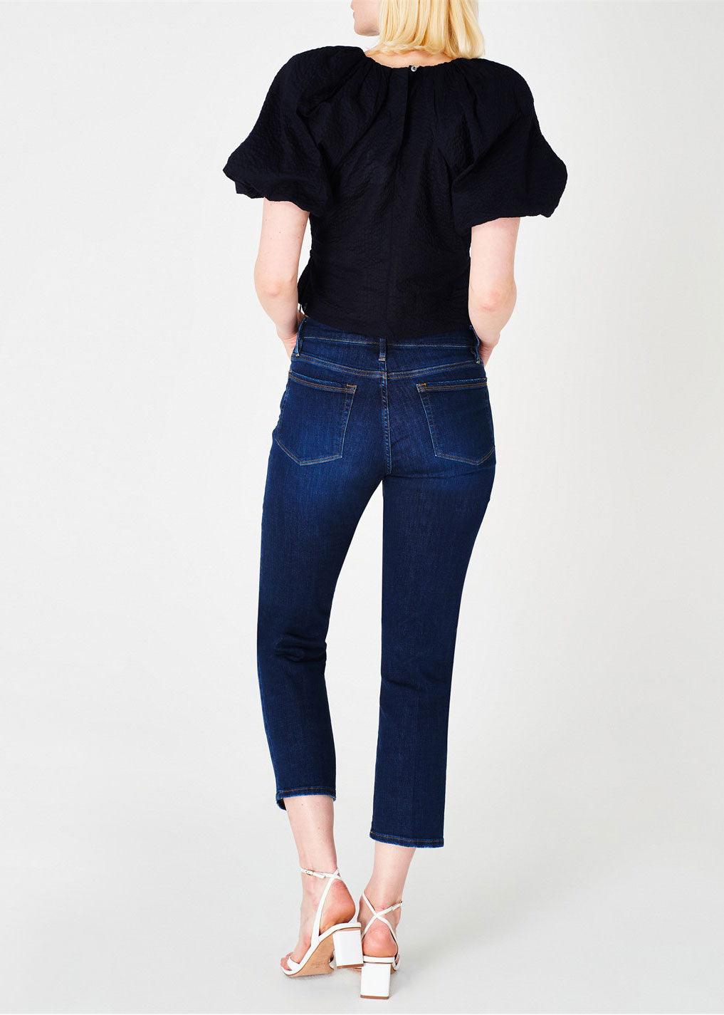 Le Nouveau Straight Jeans in Bonfire - Domino Style