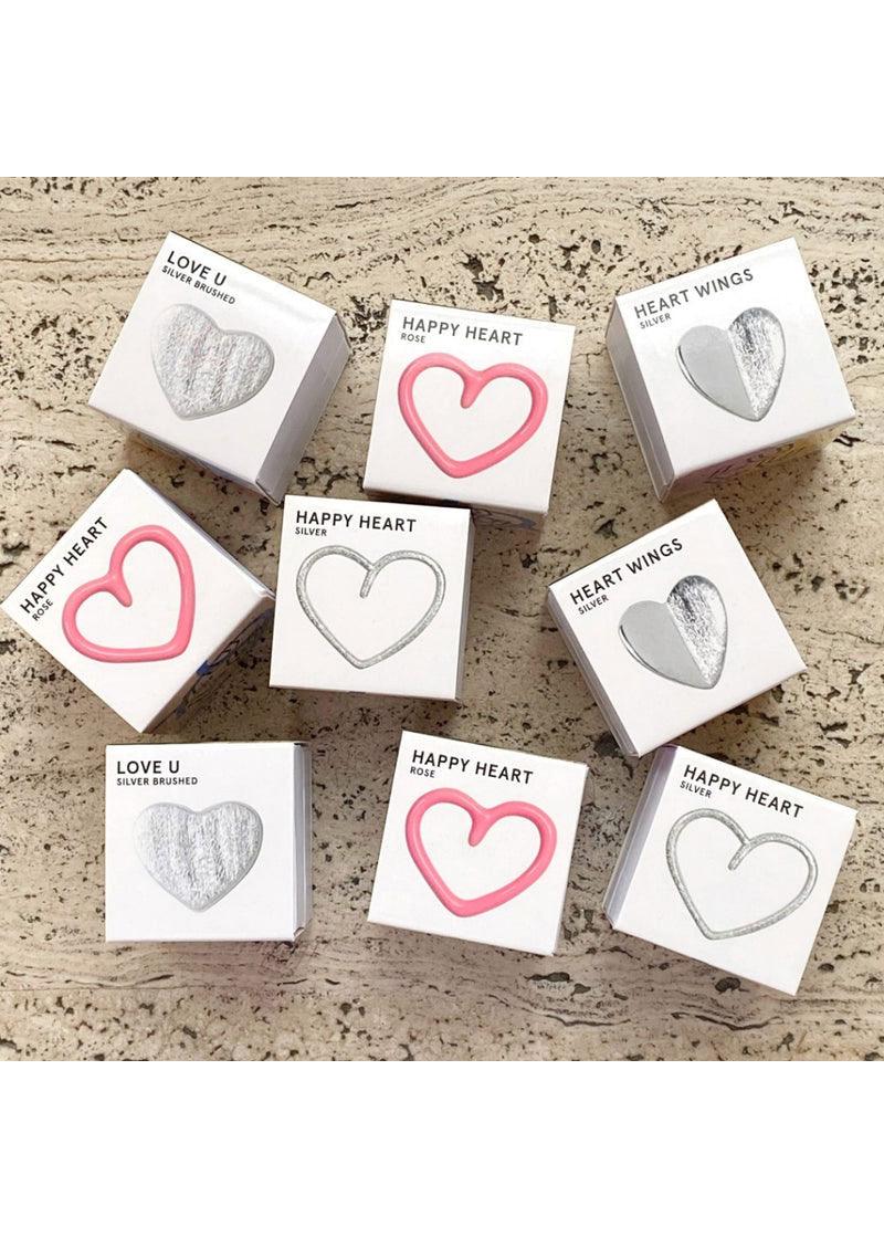 Happy Heart - Rose 1PCS - Domino Style