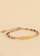 Evil Eye Gold Bracelet 10927 - Domino Style