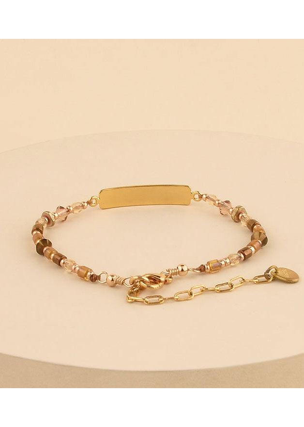 Evil Eye Gold Bracelet 10927 - Domino Style