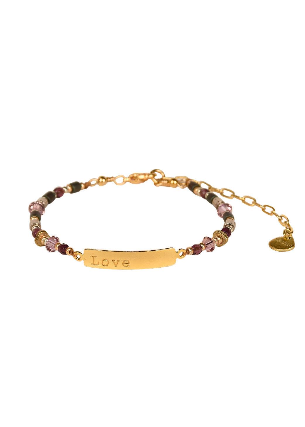 Love Gold Bracelet 10928 - Domino Style