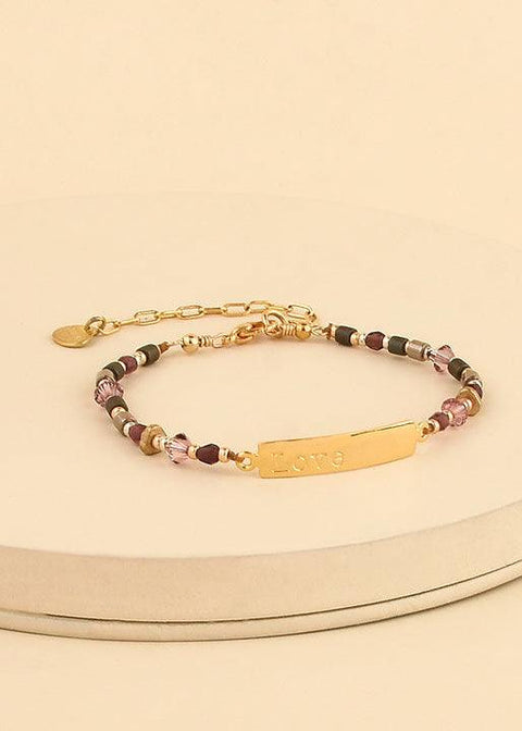 Love Gold Bracelet 10928 - Domino Style