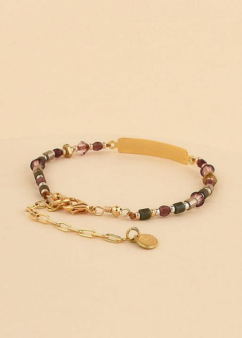 Love Gold Bracelet 10928 - Domino Style