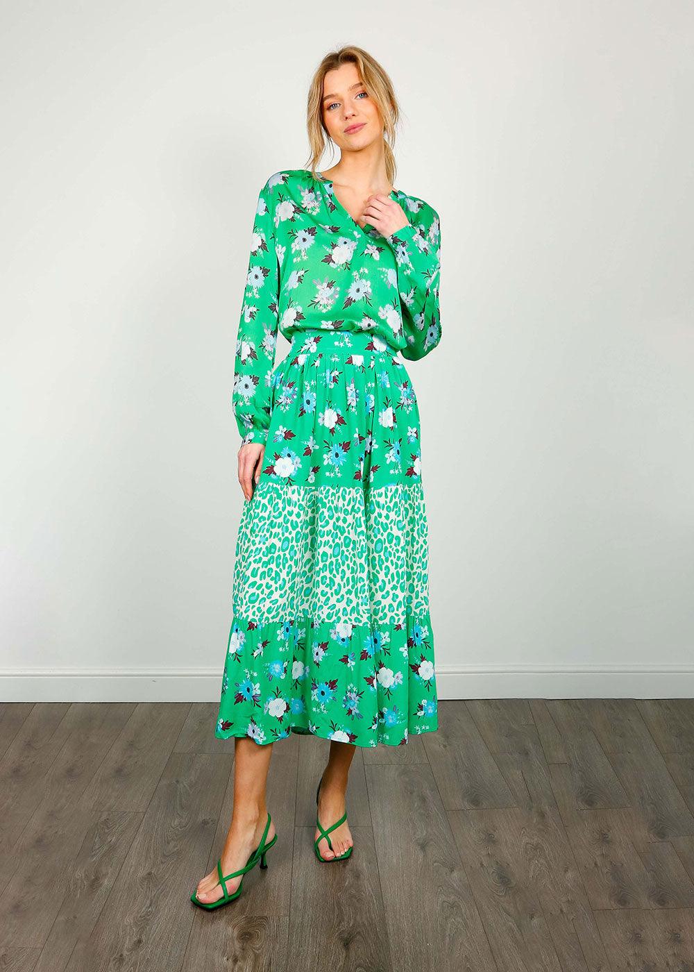 Erin Skirt - Leo/Blooms - Domino Style